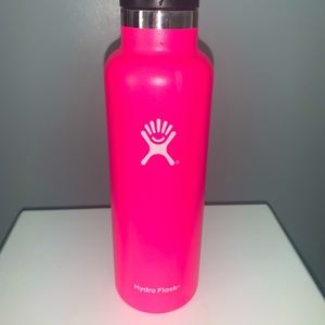 Hot pink Hydroflask water bottle